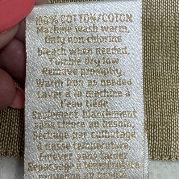 Williams Sonoma Blue Floral Placemats Set of 4  Botanical Print Cotton - Picture 5 of 5